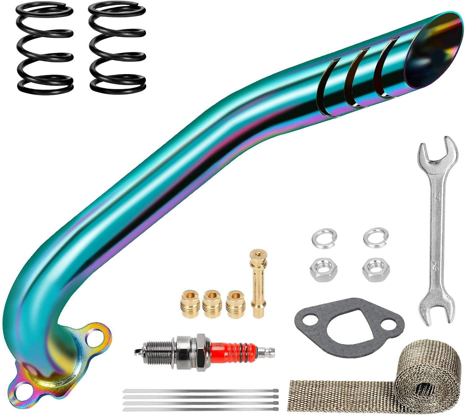 Mini Bike Exhaust Pipe for Predator 212cc & GX200 Engines