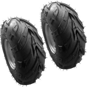Togarhow 2-Pack ATV Tires & Rims 145/70-6 Tubeless