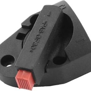 Black 2-Position Latching Rotary Switch 4mm