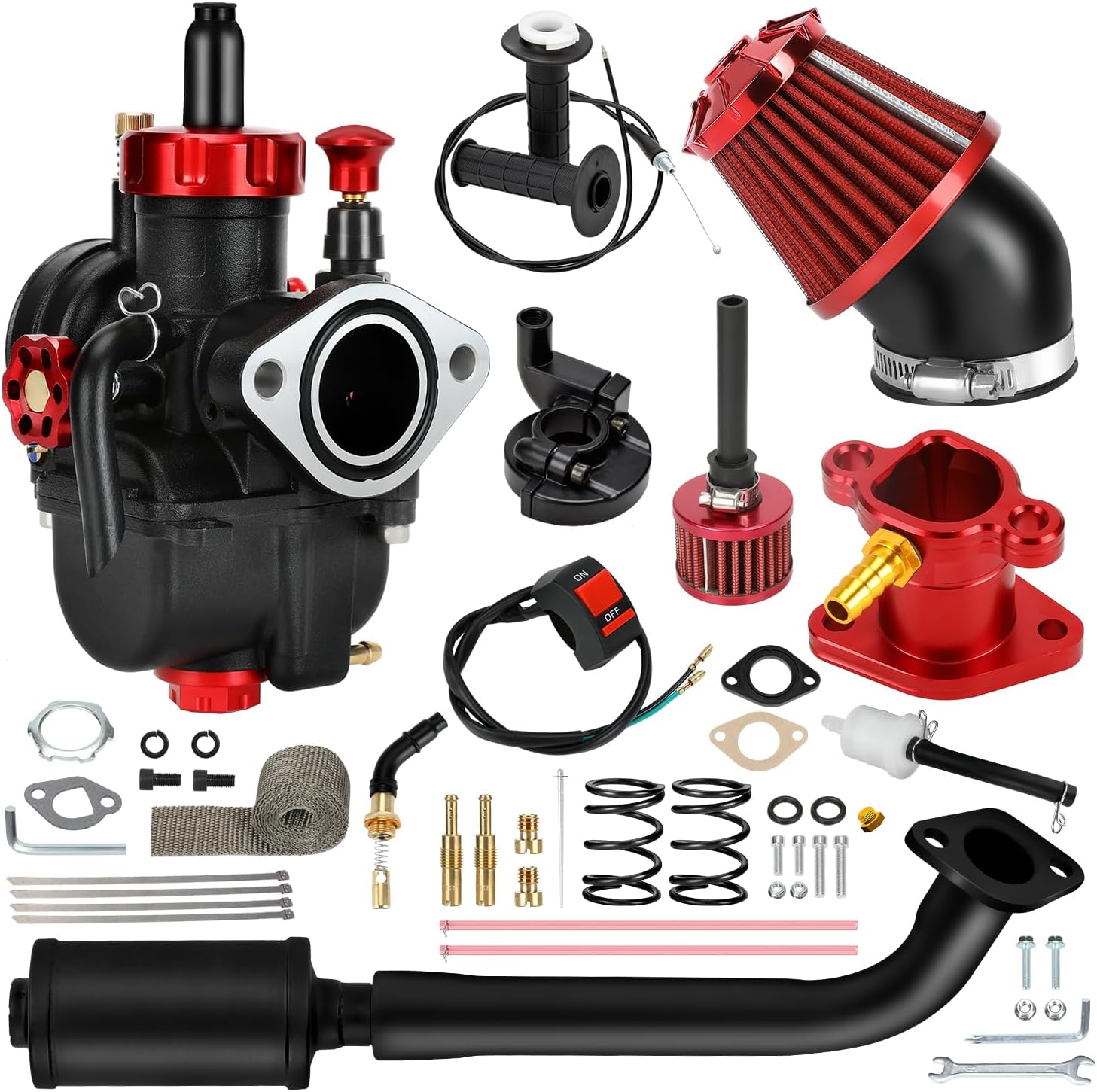 PE22 Carb & Exhaust Assembly for Predator 212 Engine