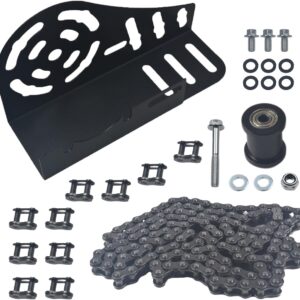 Black Mini Bike Clutch Cover & Chain Kit for Predator/196cc