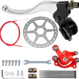 Mini Bike Brake Lever & Rotor Kit - GOIMGN 180mm