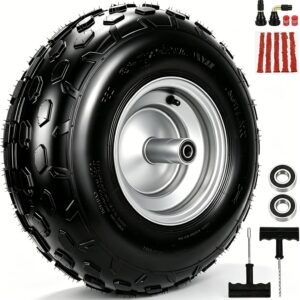 19x7-8 Off-Road Tires & Rims Kit for Mini Bikes