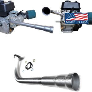 ARSPORT 3-Stage Exhaust Header Pipe for Predator 212cc Engines