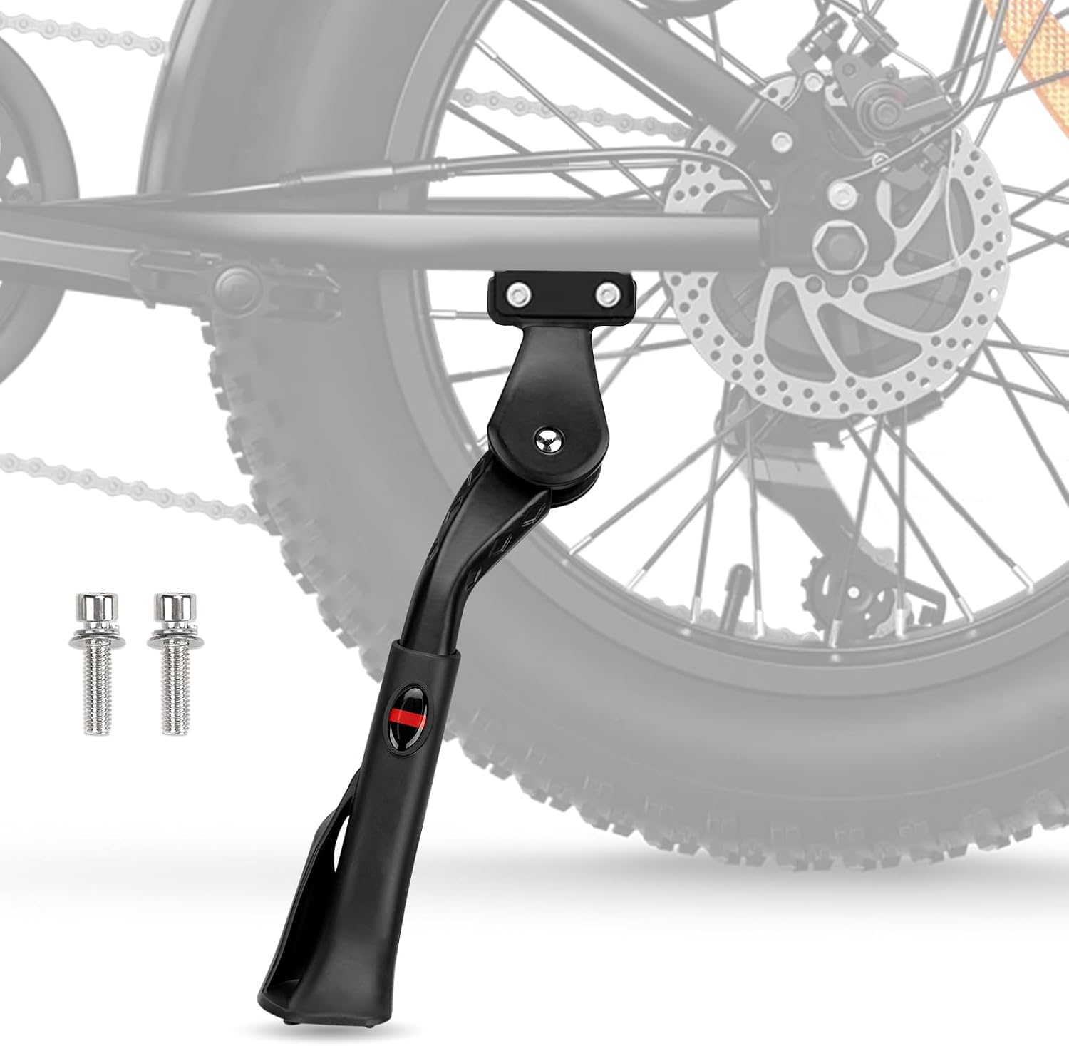 Heavy-Duty Adjustable Bike Kickstand for 24-29in Bikes