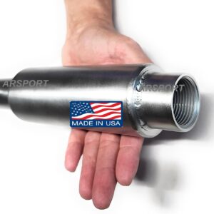 1" NPT Stainless Steel Muffler for Predator & Honda Engines