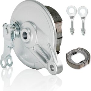 Rear Drum Brake Shoe Kit w/Chain Tensioner for Hisun Mini Bikes