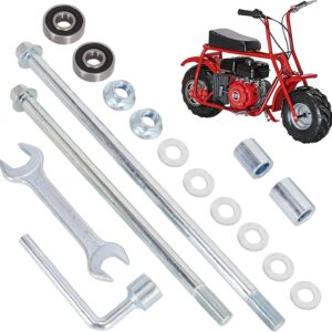 RUTU 12mm Mini Bike Axle Kit for Coleman CT100U