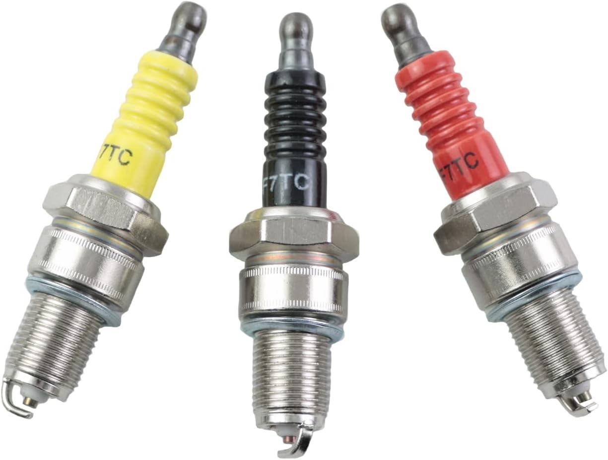 KIKITE F7TC Spark Plugs - 3 Pack for Honda & Predator Engines