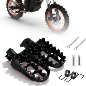Black Aluminum Foot Pegs for Tutti Soleil 01 & Coleman Minibikes
