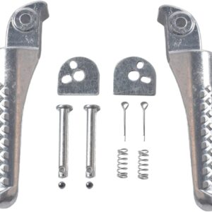 SJVLXHI Foot Pegs Set for Coleman Mini Bike 2-Pack