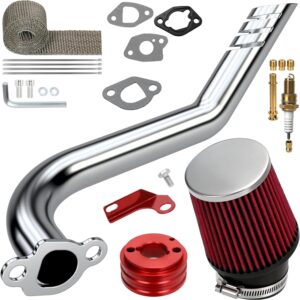 CILOYU Stage 1 Mini Bike Exhaust System 212cc Compatible