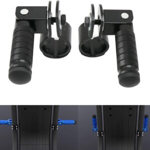 M8 Foldable Motorcycle Foot Pegs – Universal Aluminum Rearsets