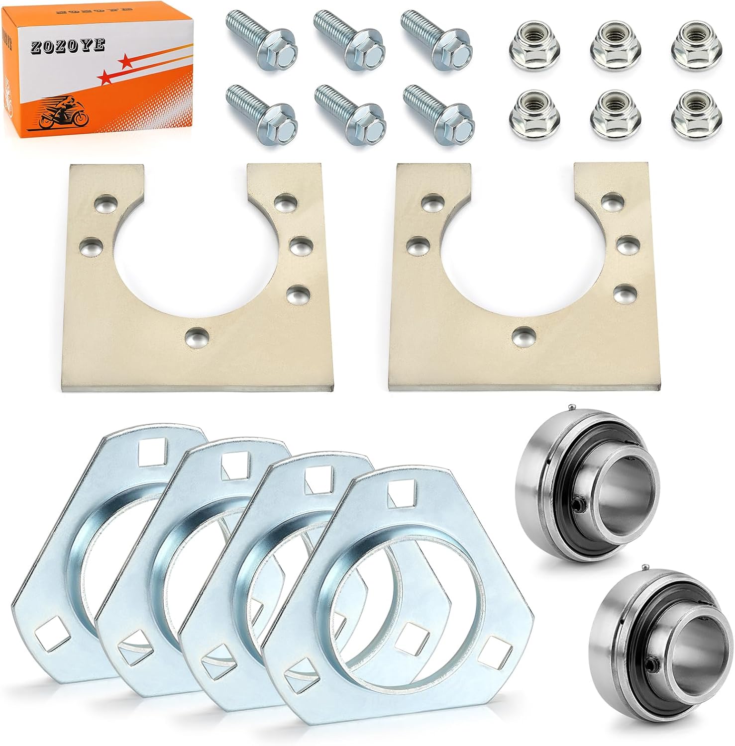 1" Live Axle Bearing Kit for Go-Karts & ATVs