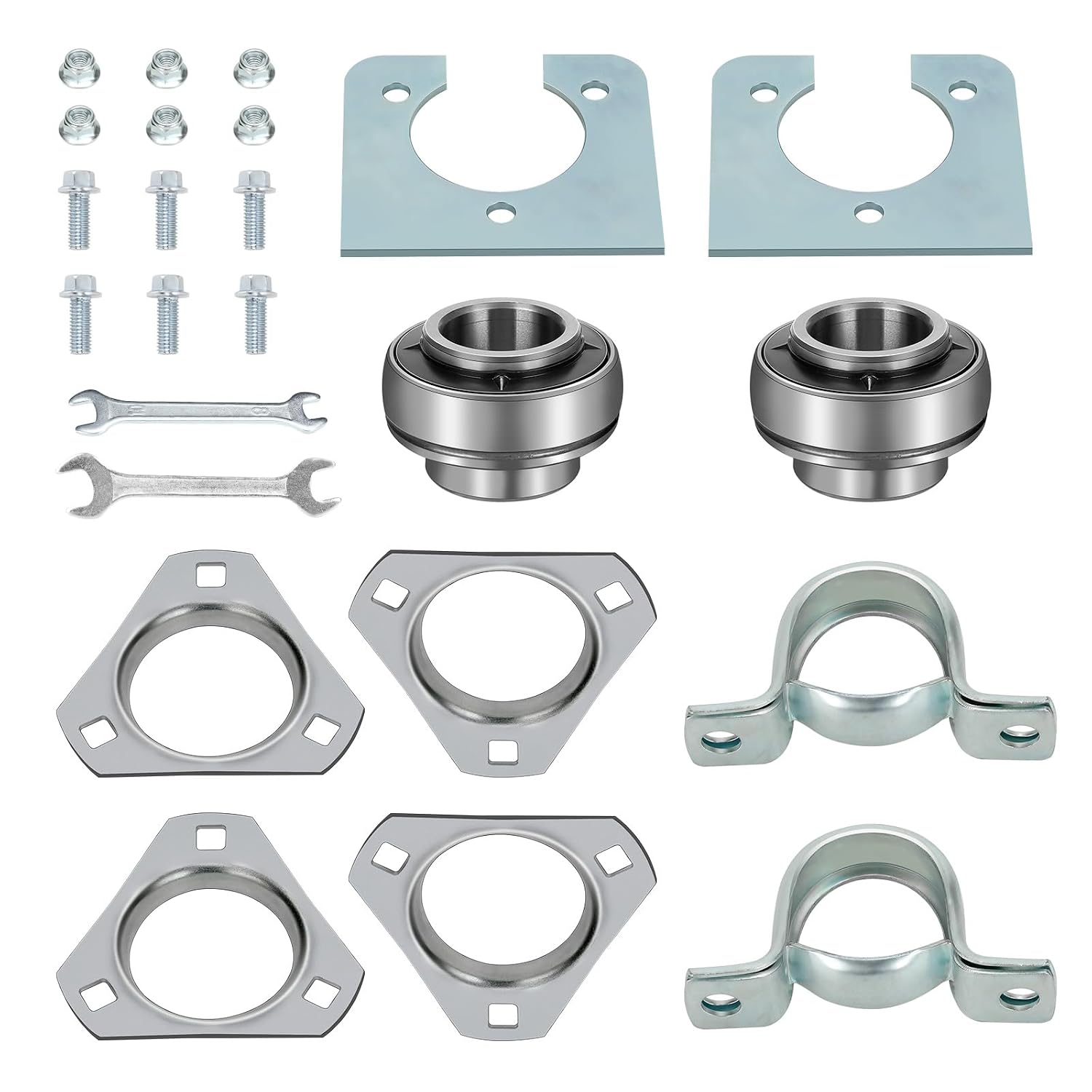 FVRITO 1" Go Kart Live Axle Bearing Kit - 2 Pack
