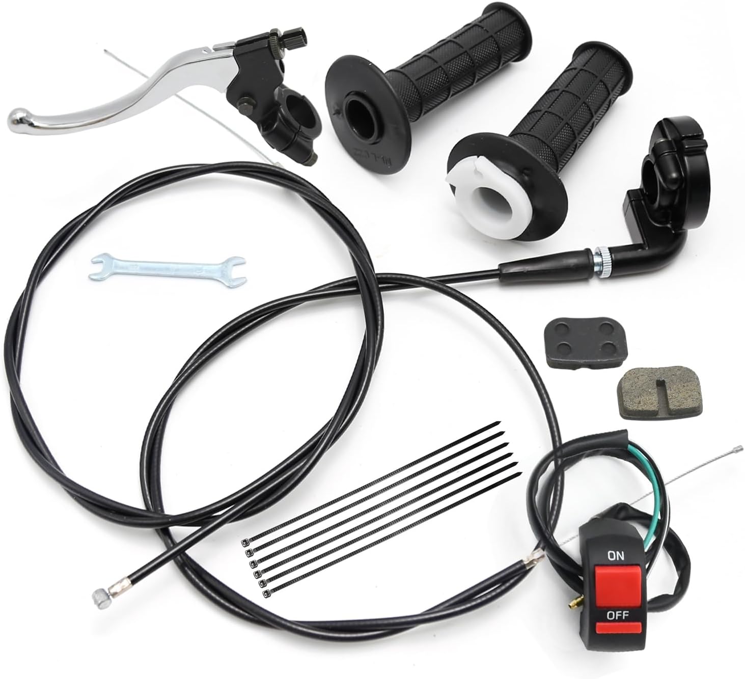 Mini Bike Throttle & Brake Lever Kit for 22mm Handlebar