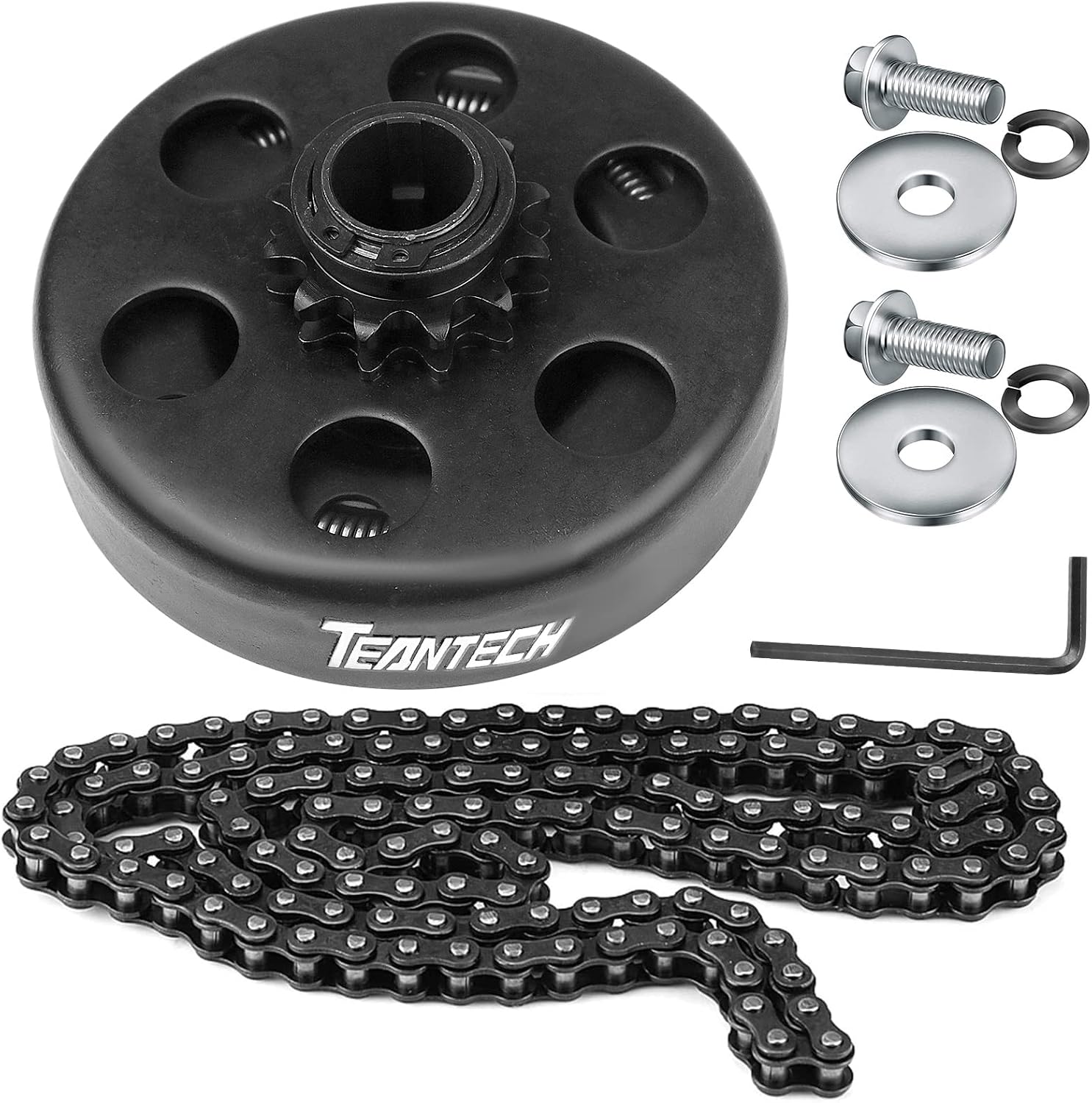 3/4" Go Kart Clutch 10T + #40 Chain - Fits Tecumseh Engines