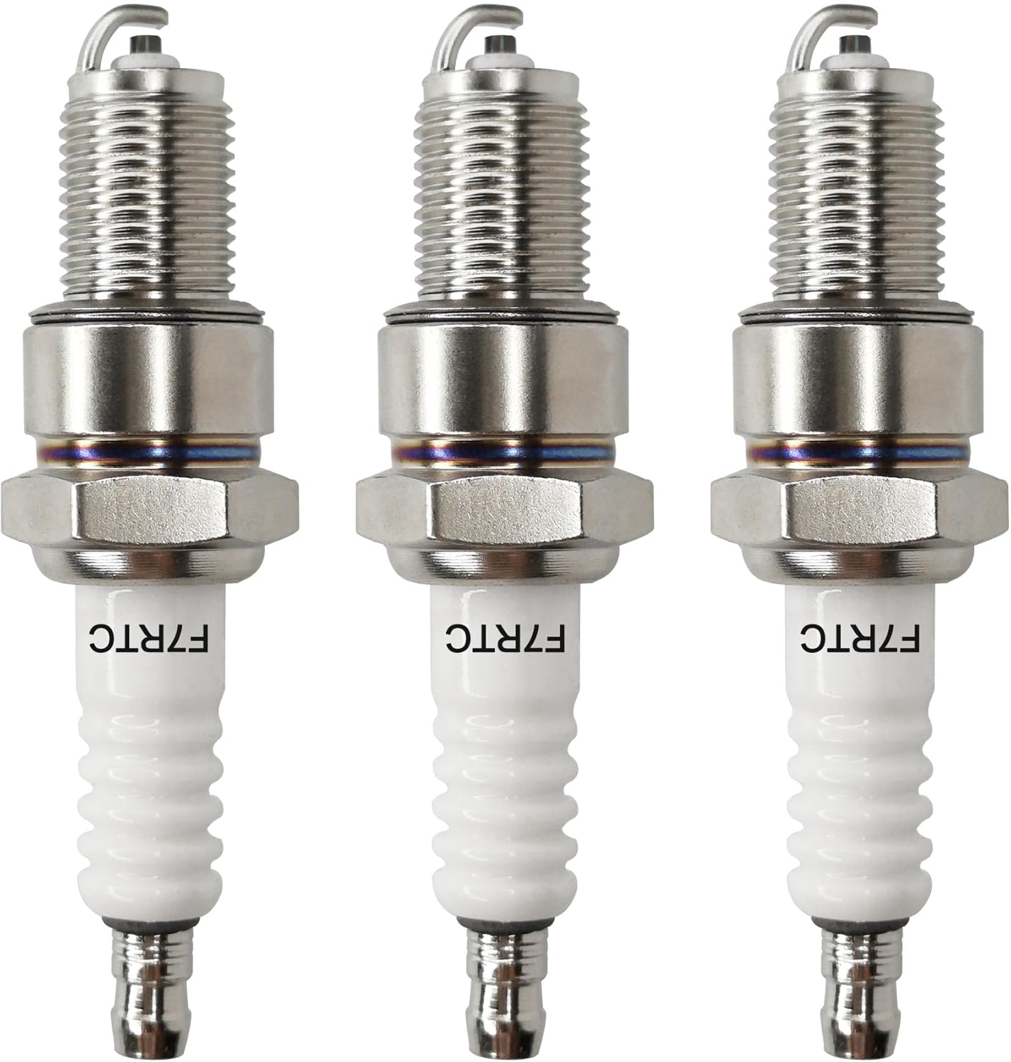 3-Pack F7RTC Spark Plugs – Universal Replacement Set