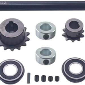 VCUJSUC Go Kart Jackshaft Kit #35 Chain 5/8" x 12"