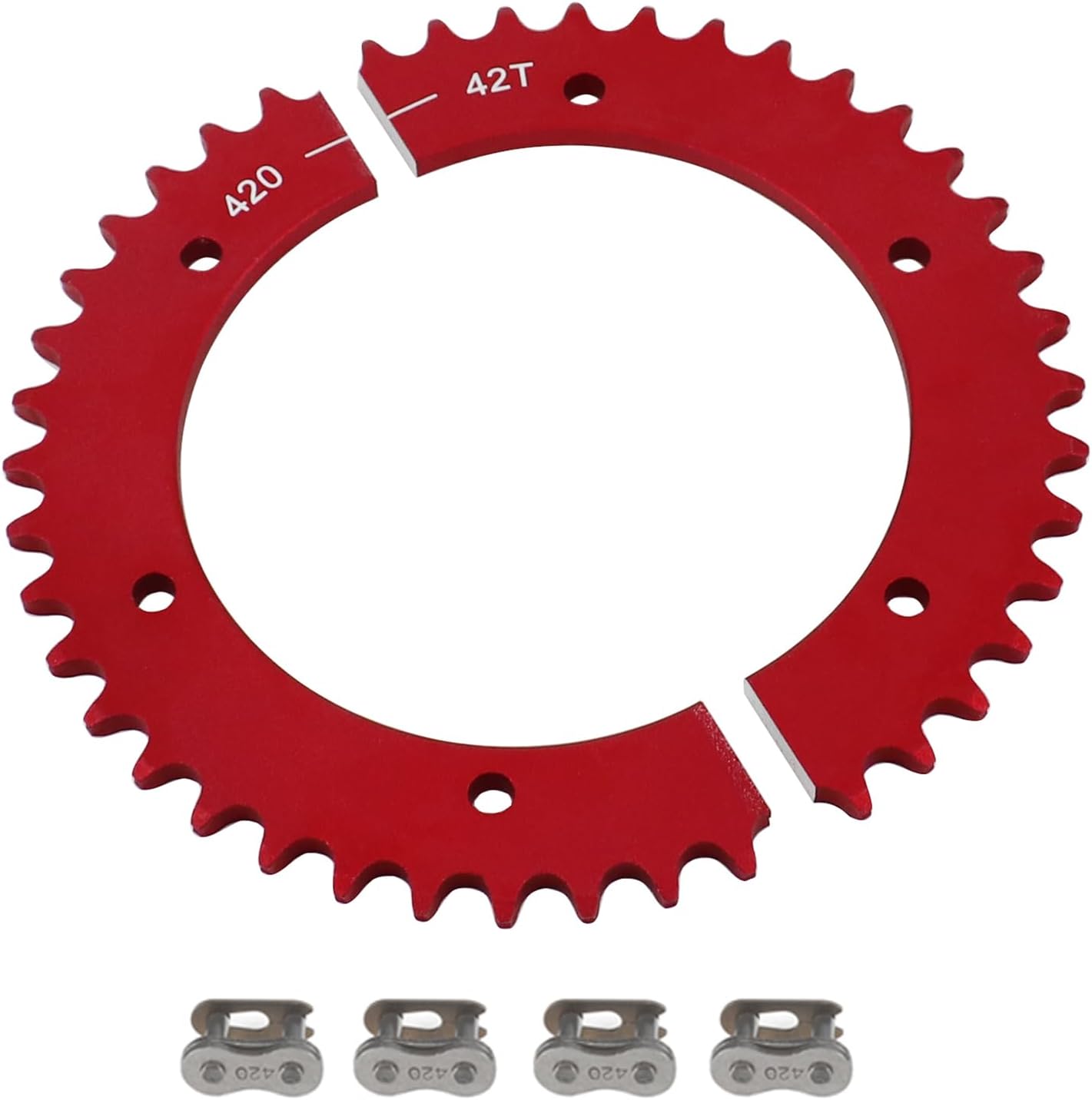 420 Chain 42T Mini Bike Sprocket - Predator Compatible
