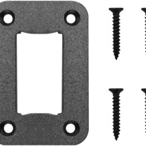 YoRise 1-Gang Rocker Switch Panel, Waterproof Aluminum Bracket