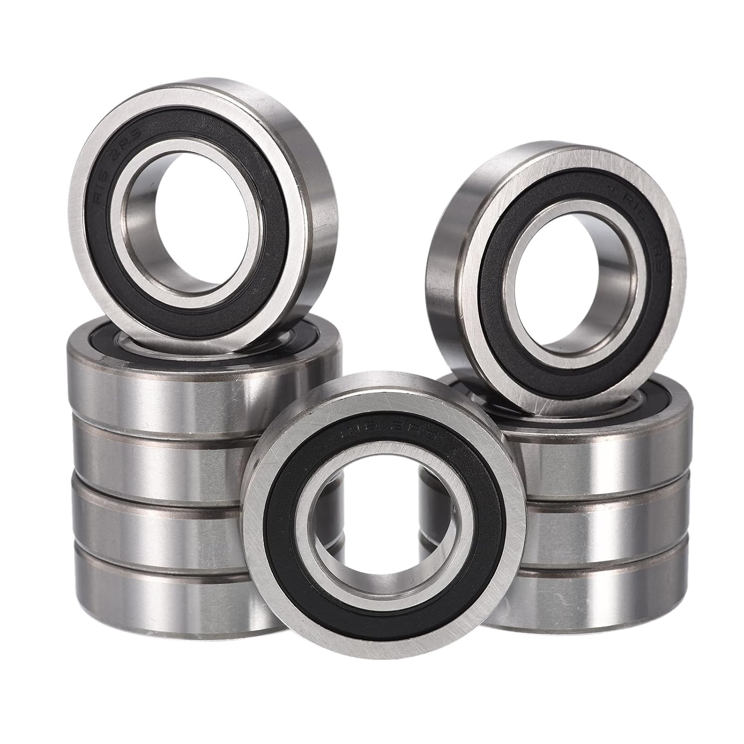 HIPICCO R16-2RS Ball Bearings (10-Pack) 1" x 2" x 1/2"