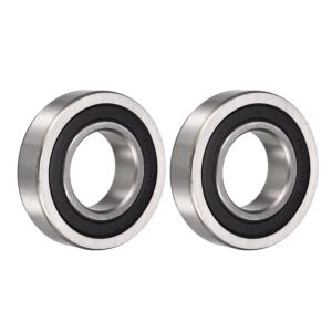 HIPICCO R16-2RS Ball Bearings (1x2x0.5) 2-Pack