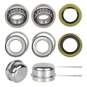 2 Set 1" Trailer Wheel Hub Bearings Kit 2000 Lbs