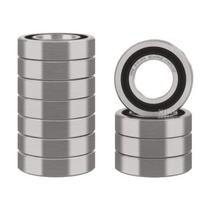 XiKe 10-Piece R16-2RS Ball Bearings - 1" x 2" x 1/2"