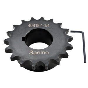 ANSI #40 Roller Chain Sprocket 18T 1-1/4in Bore