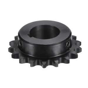 uxcell #40 Sprocket 18T 1-1/4" Bore Carbon Steel