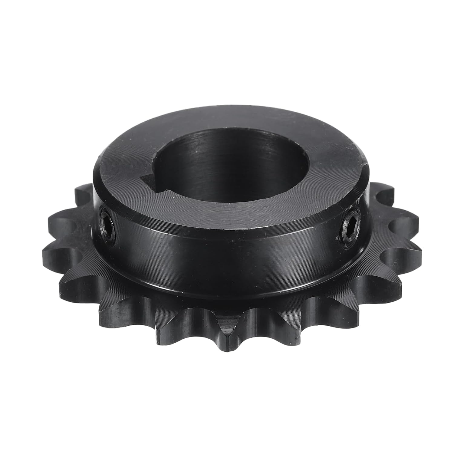uxcell #40 Sprocket 18T 1-1/4" Bore Carbon Steel