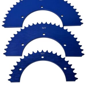 KART SUPPLY 420 Chain Split Aluminum Sprocket - Blue