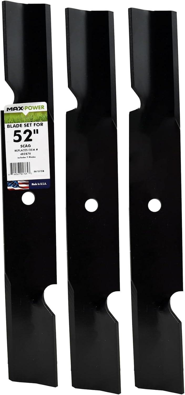 MaxPower 3-Blade Set for 52" Scag Mowers