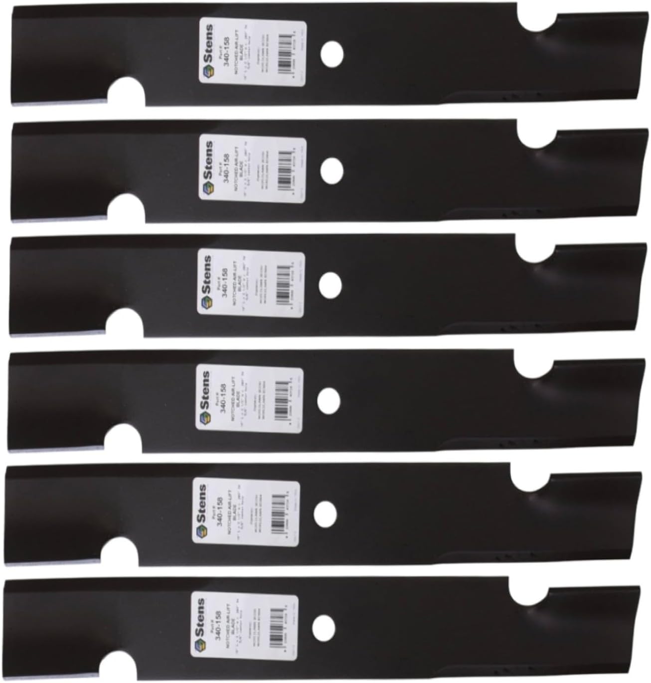 6pk 340-158 Air Lift Blade Compatible Set