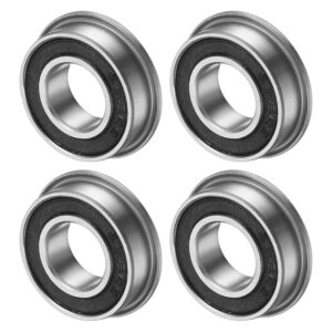 M METERXITY 4-Pack 8x16mm Flanged Ball Bearings