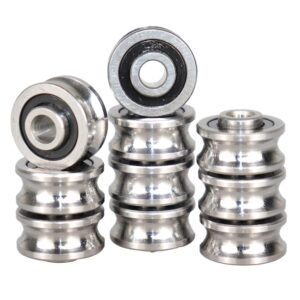 10pcs SG15 U-Groove Bearing Pulley Wheels 5x17x8mm