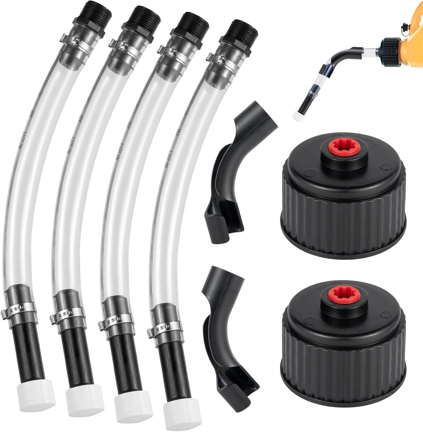 HOHNNYREET Racing Fuel Hose Kit for Gas Cans