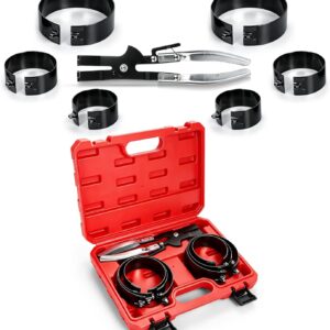 LINXINO 7PC Piston Ring Tool Kit, 2.75-4.38in Ratchet Kit