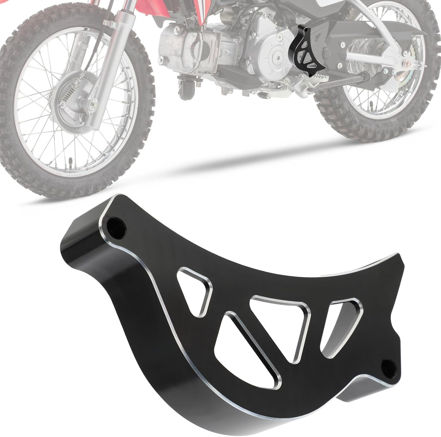 Black CNC Front Sprocket Guard for Honda CRF110F 2013-2024
