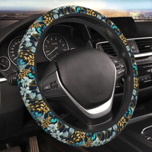 Floral Butterfly Steering Wheel Cover 15" - MOLIAN