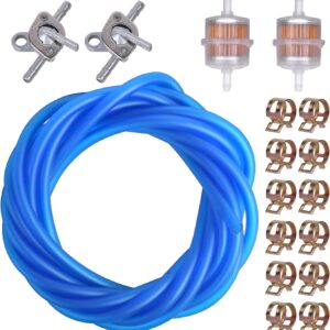 3/16 Gas Fuel Line Hose Kit w/ Valve & Filters