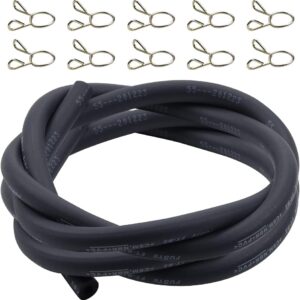 Wetenex 5.5mm Fuel Line Hose w/ Clamps - 5 Ft