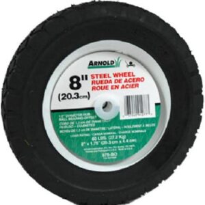 Arnold 8" x 1.75" Offset Steel Wheel - 60 lb Load