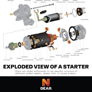 New Tecumseh Snowblower Starter 120V 9-Tooth