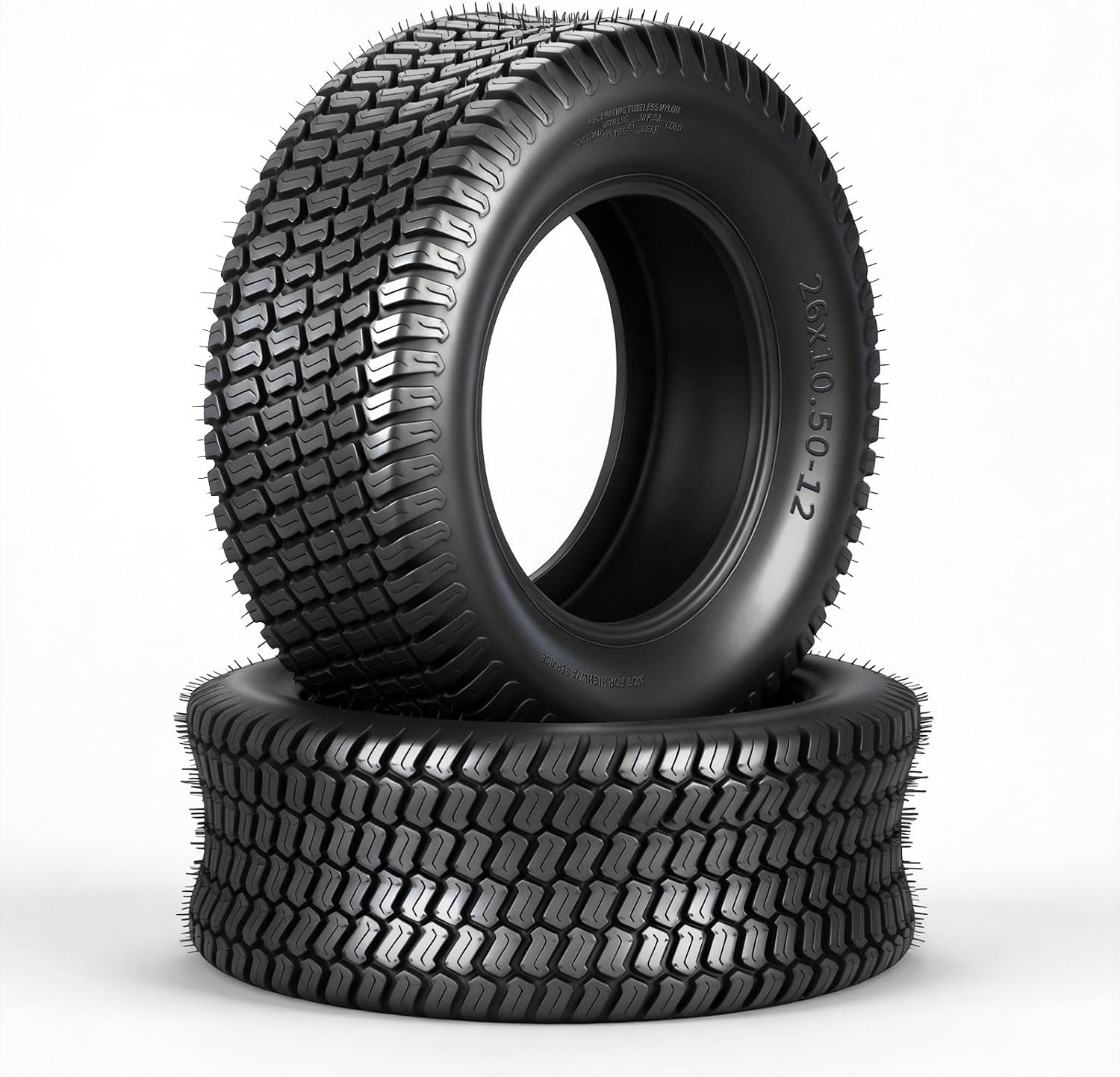 26x10.50-12 Turf Tires Set (2) – MOTOOS 4 Ply Tires
