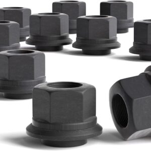 TAGMORE M22x1.5 Lug Nuts, 10-Pack, Heavy Duty Steel
