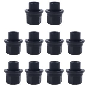 10pc M22-1.5 Black Lug Nuts for Semi Trucks