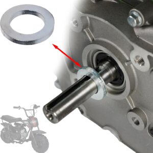 JMCHstore Clutch Spacer Shim 5/8-16mm Shaft for Mini Bikes