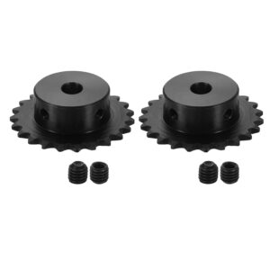 uxcell #25 Sprocket 23T 8mm Bore 2 Pcs